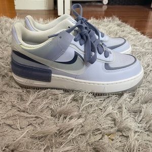 Size 7 - Nike Air Force 1 Low Purple and Green
